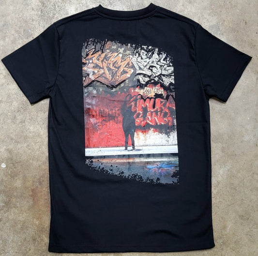 Kimura Gang Graffiti Tee Black Back